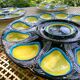 Oyster plates Quimper tableware or wall decoration