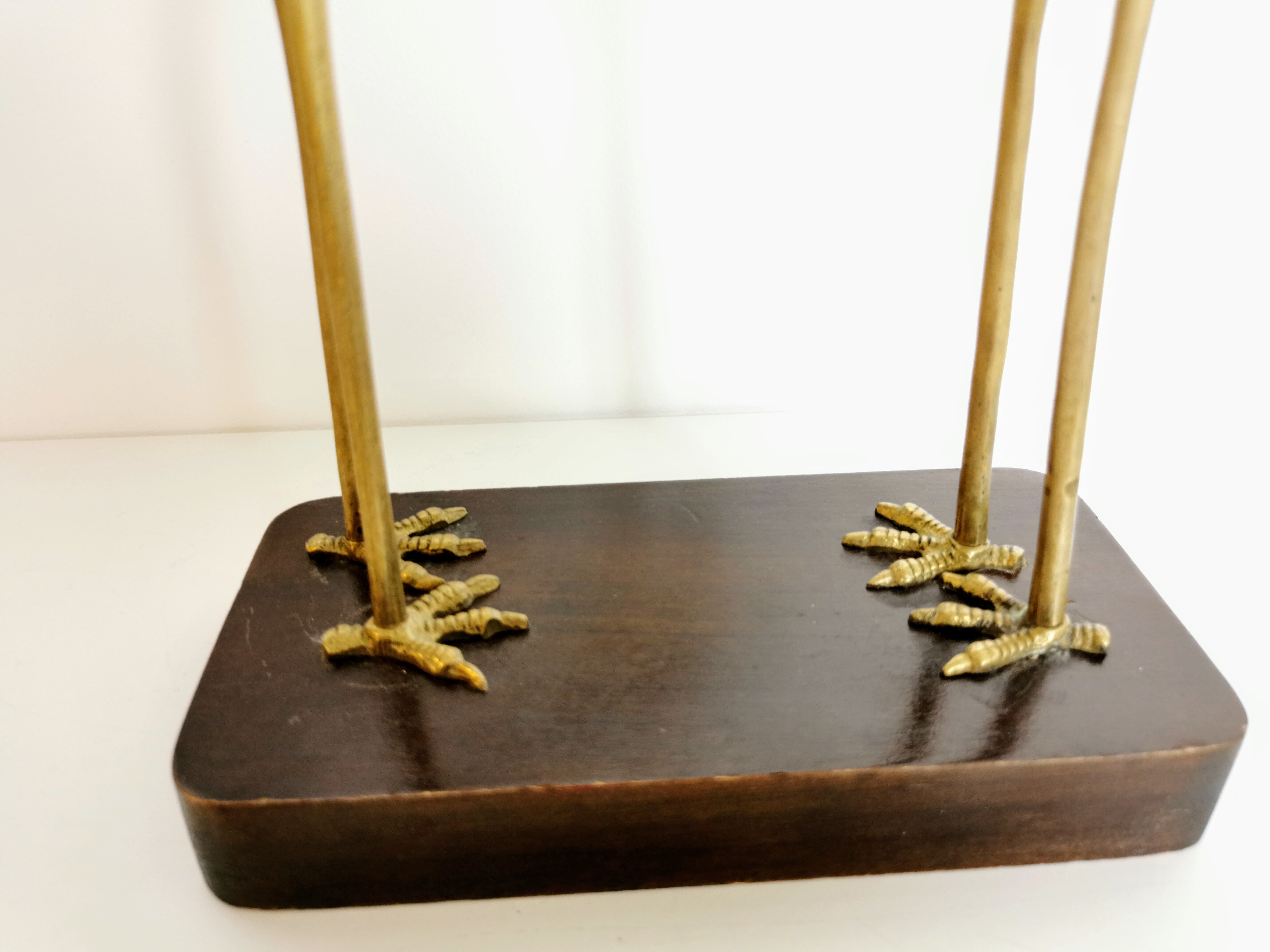 Couple of brass herons