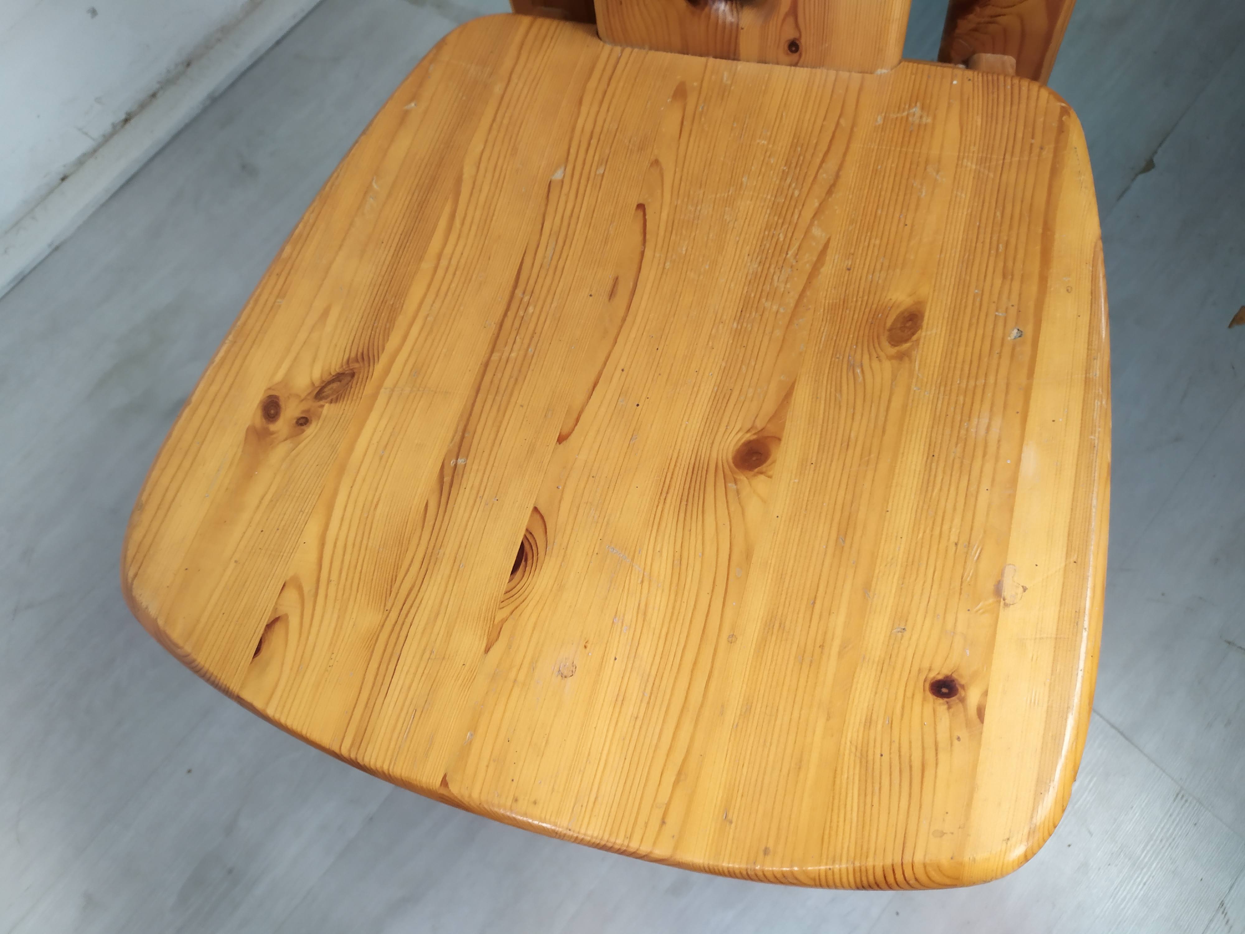 4 vintage pine chairs mountain shawl