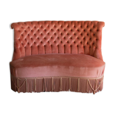 Banquette crapaud velours