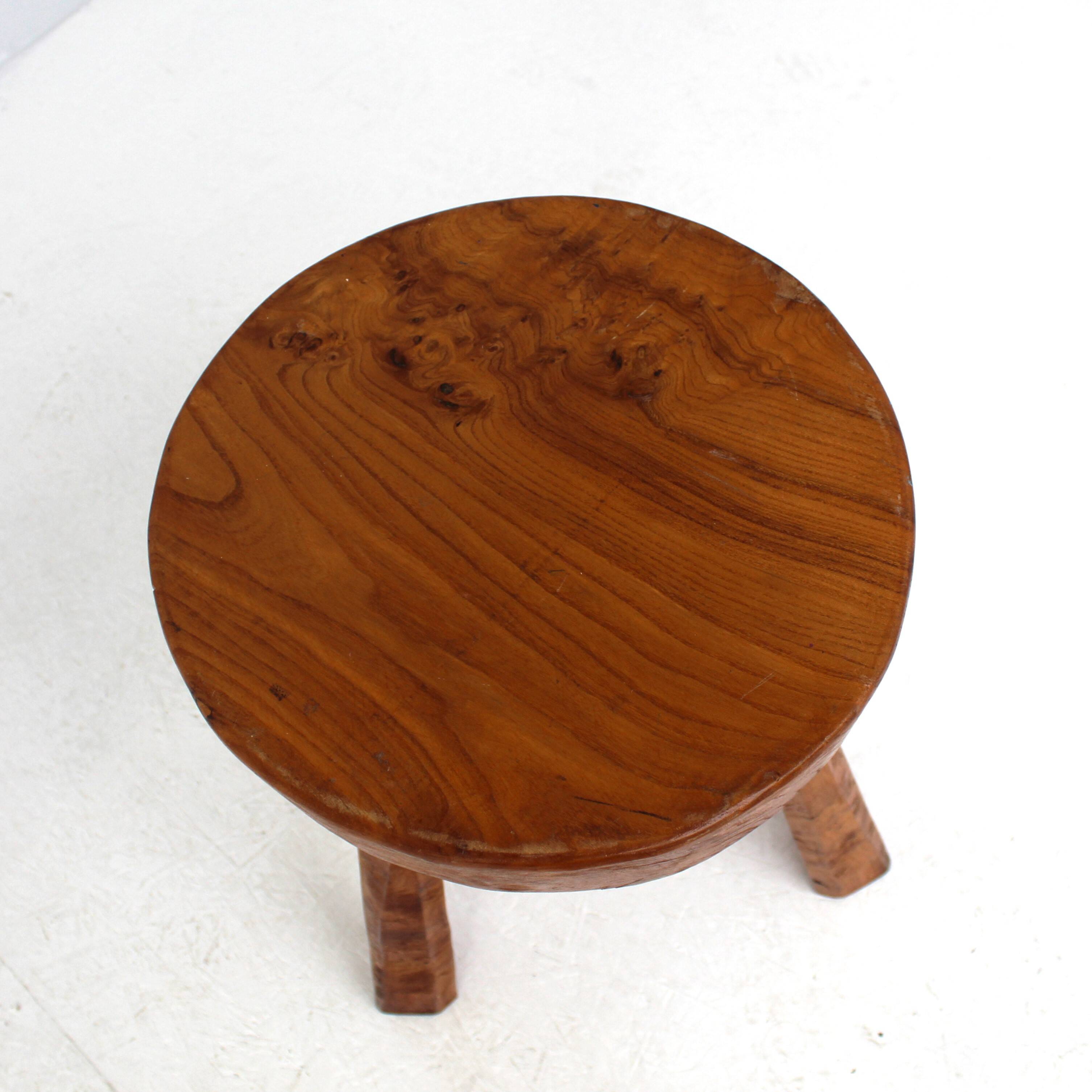 Burl wood stools