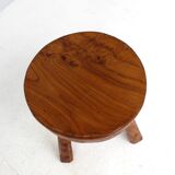 Tabourets en bois de ronce