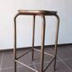 Aged industrial stool