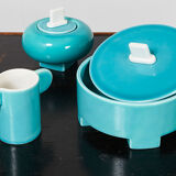 Marco Zanini Ceramic Coffee Set Hollywood Collection for Flavia Montelupe Italy 1980s