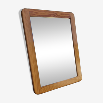 Scandinavian pine mirror 1970