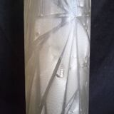 Kevin Stal (Son of Eric Saint Val) - Frosted glass bottle vase, h-48 cm.