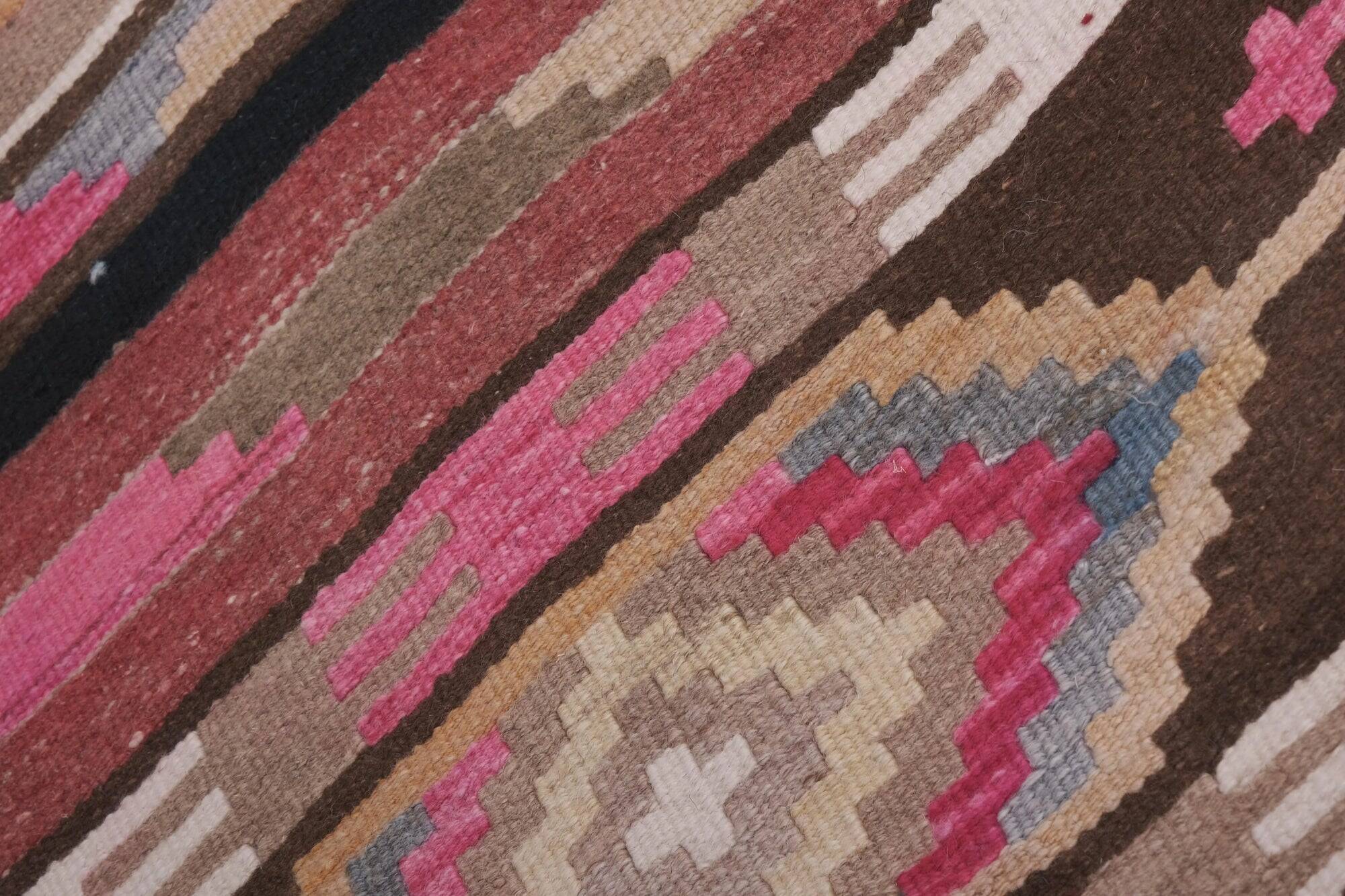 Vintage Turkish hallway rug 75x625 cm