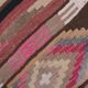 Vintage Turkish hallway rug 75x625 cm