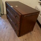 Commode en rotin