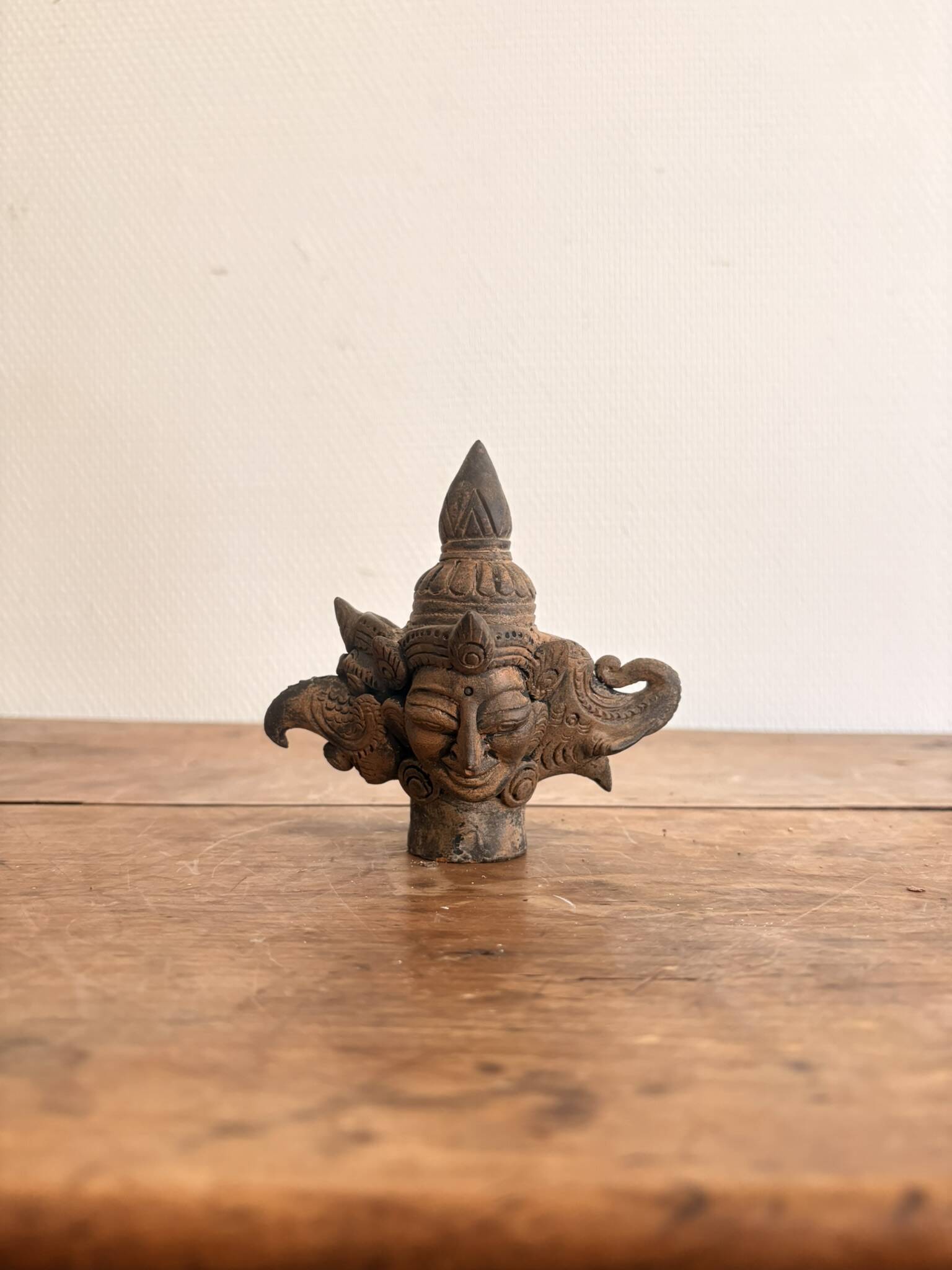 Trimurti Head Mask Deity Demon Kala Bird Garuda Indonesia Bali