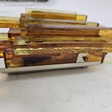 Ensemble de lampes murales en couleur ambre/marron par Svend Aage Holm Sorensen pour Hazel & Teudt.