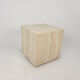 Italian Travertine Side Table, 1980's