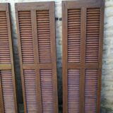 Oak shutters