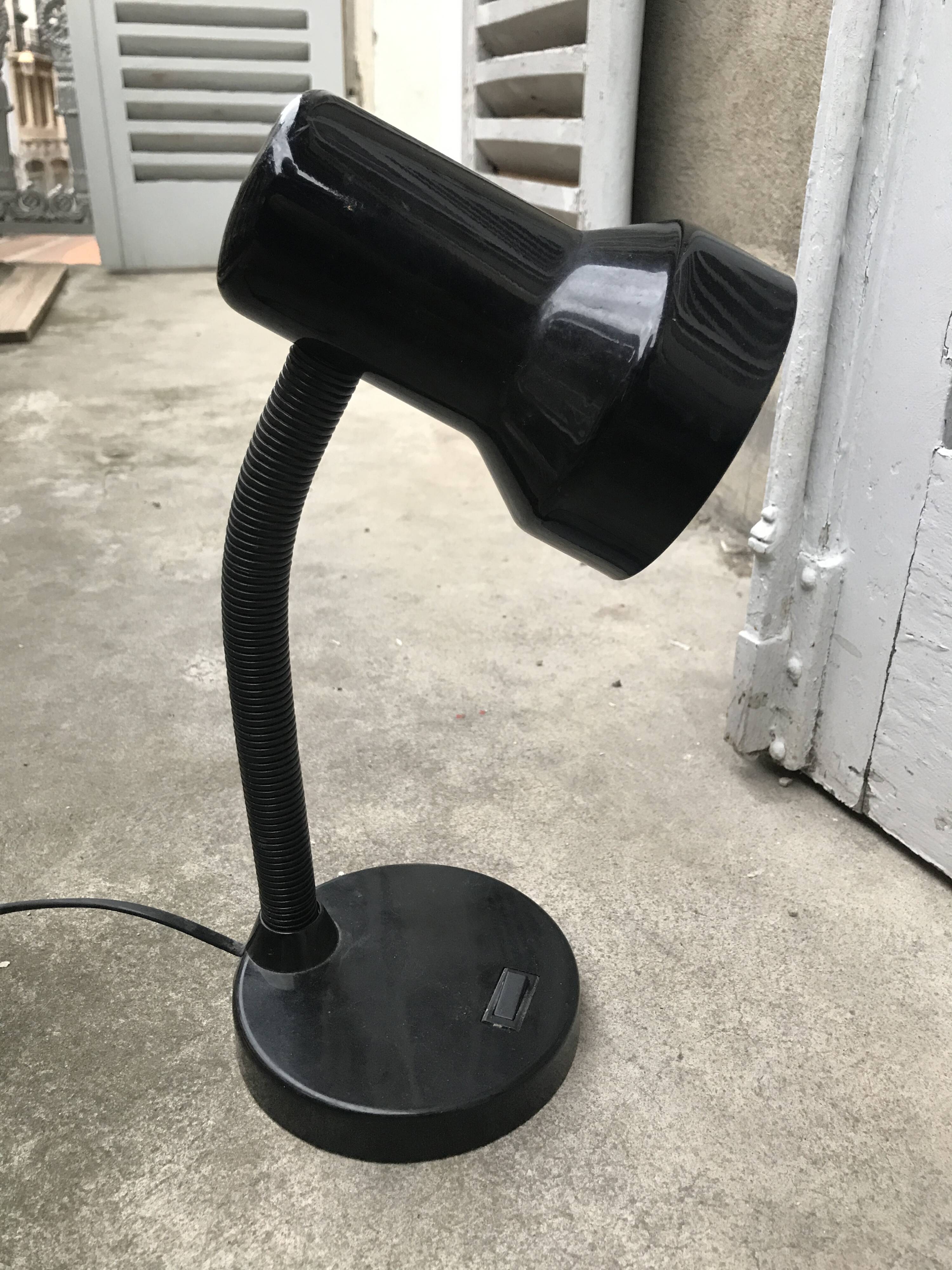 small articulated desk lamp 80s