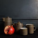 Coffee service and sandstone tea