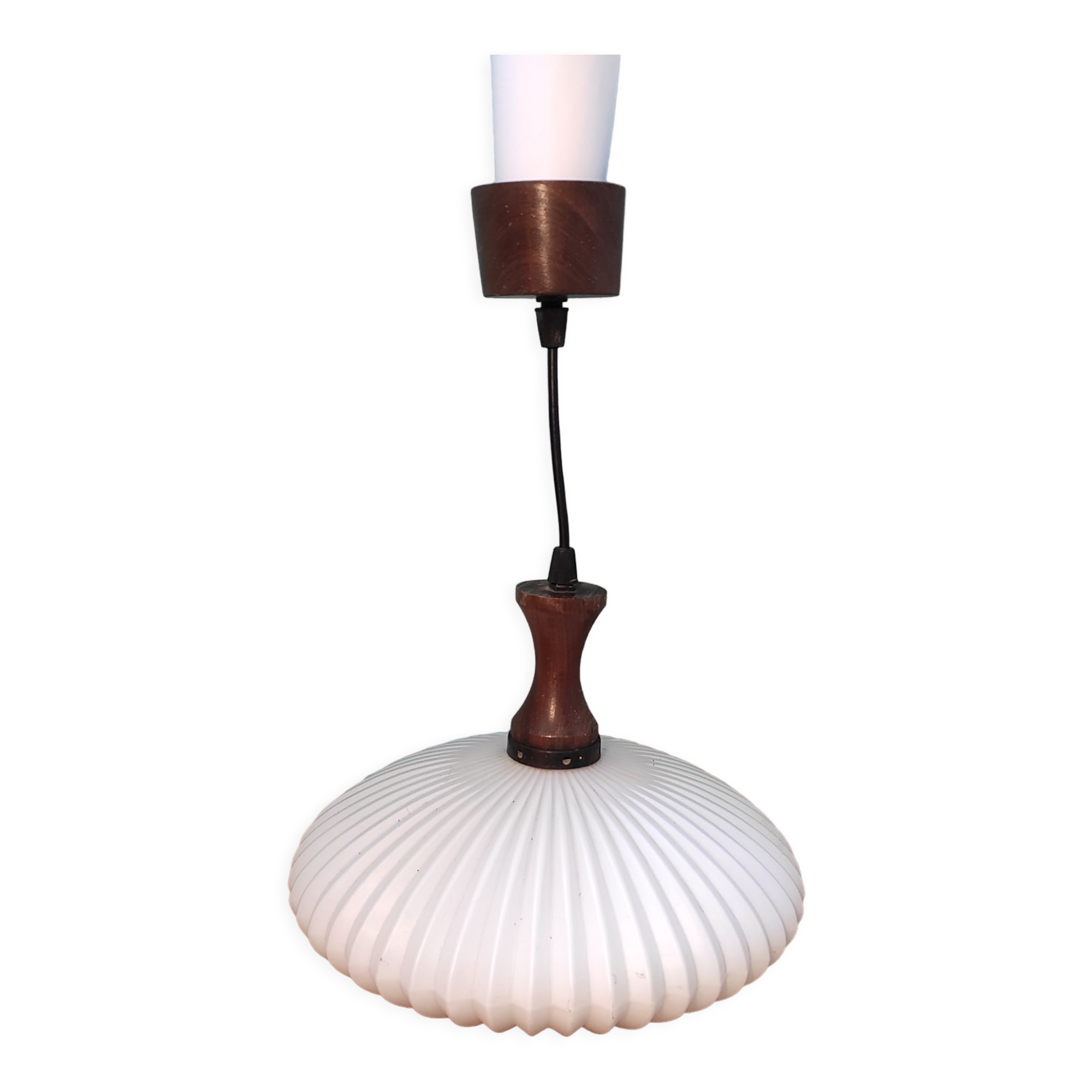 Opaline 50s pendant lamp