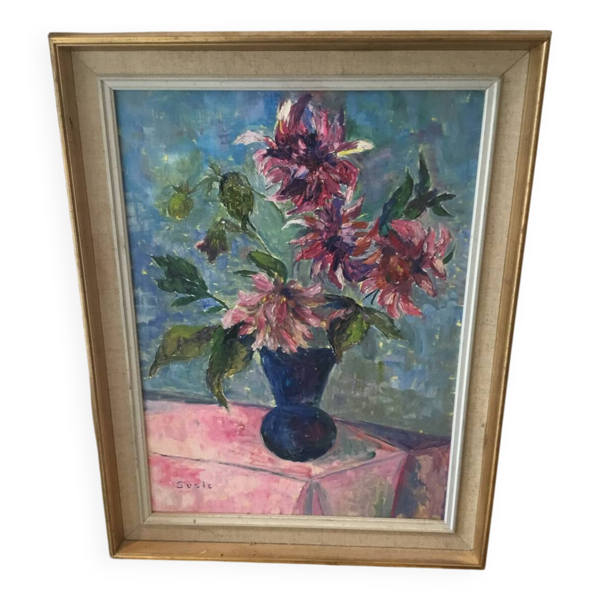 Oil painting table