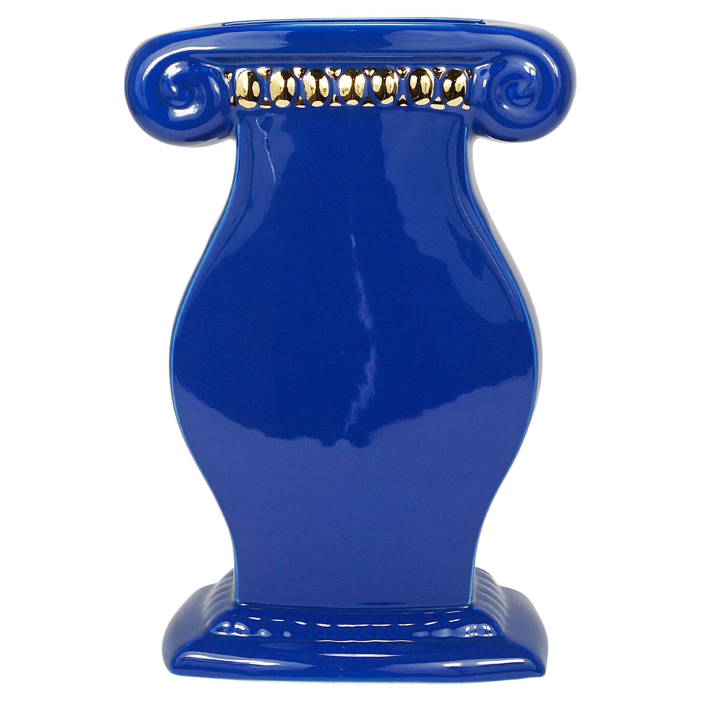 Heide Warlamis Vase Postmodern Grand Design Memphis, Vienna Collection, 1980s