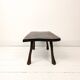 Mid Century Table d'appoint Tabouret de fleur Banc de fleur Tabouret Table basse en bois massif Brut