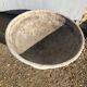 Paire de soucoupes pots de jardin