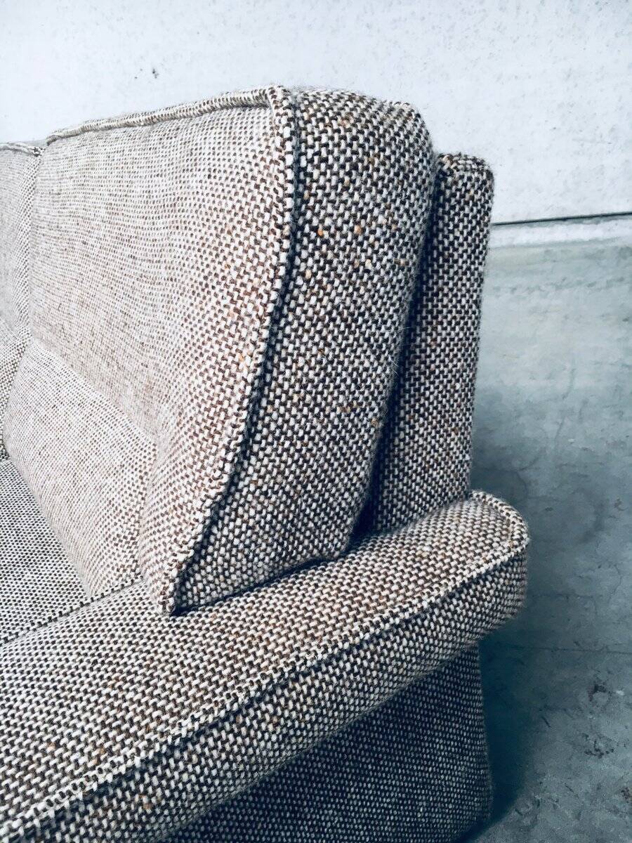 Mid-Century Modern Boucle 3 Seat Sofa, Italy, 1970s