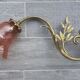 Bronze wall lamp