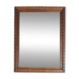 Large rectangular mirror, vintage art deco, dated 1926