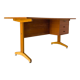 Bureau scandinave des années 60 en bois de teck