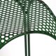Tabouret de bar italien des années 1960 en métal peint en vert avec métal perforé.
