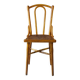 Chaise bistrot Thonet N°115 vers 1900 assise bois thermoformée