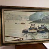 Marine painting oil on canvas