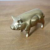 Pig in brass