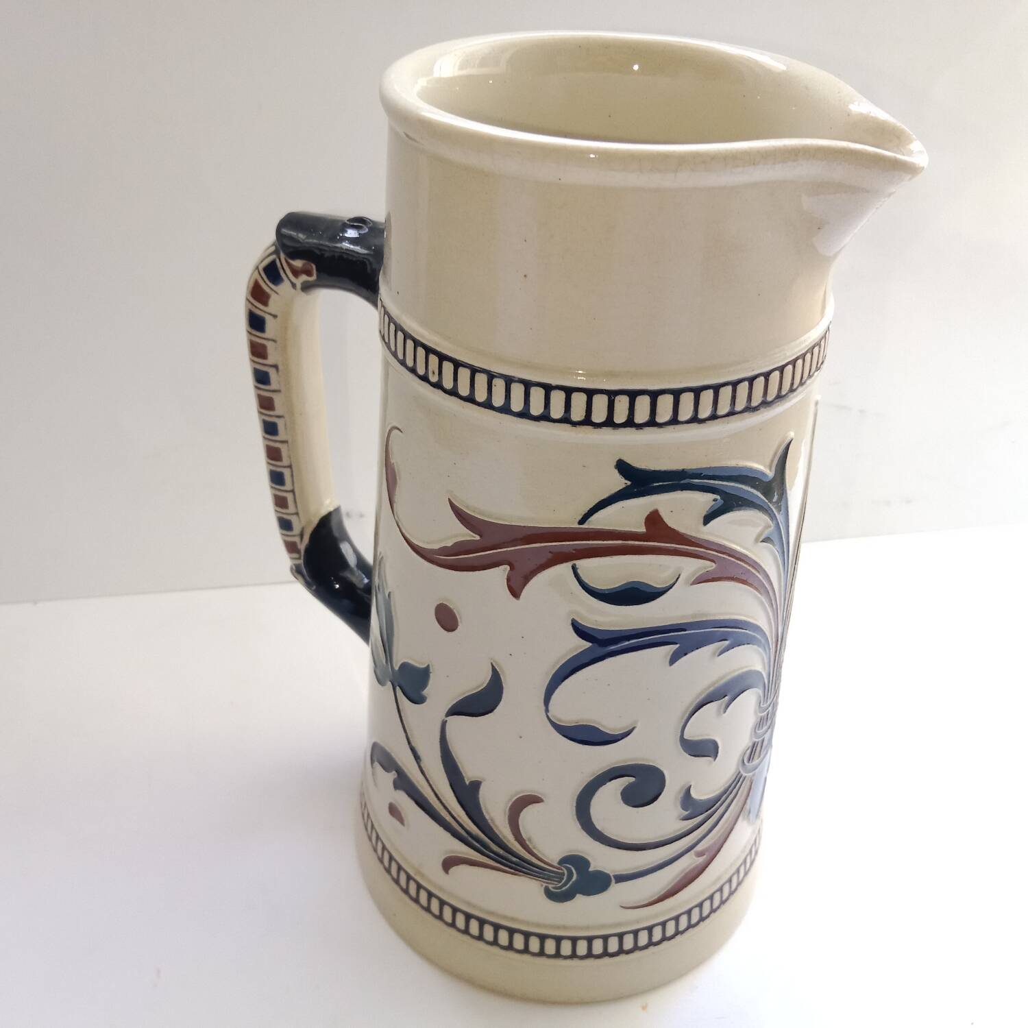 Westerwald Pitcher German Stoneware Vase Jug 23 cm