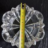 3 glass ashtrays