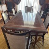 Rectangular table and 6 chairs