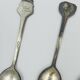 Set of 4 Souvenir Spoons Expo 58 Rare Pavilions