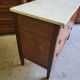 Louis xvi style mahogany 3-drawer chest of 19th century