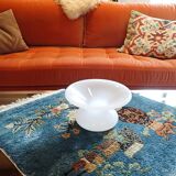 White opaline vase - late 19th or early 20th century