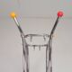 Rare chrome coat rack with colored balls, 1950s