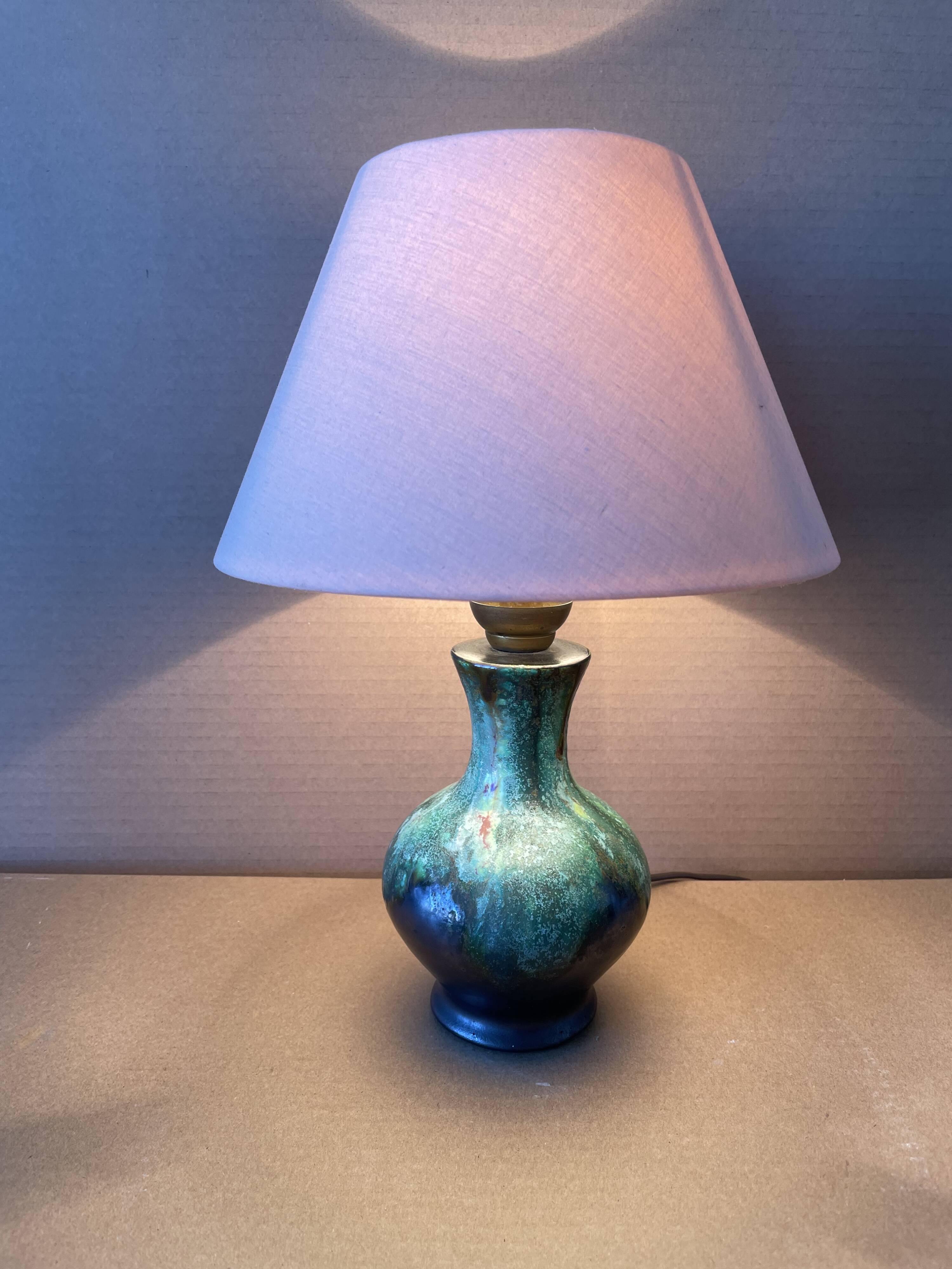 Old ceramic lamp