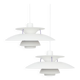 Pair of 2 PH 5 pendants by Poul Henningsen, Louis Poulsen, 1958