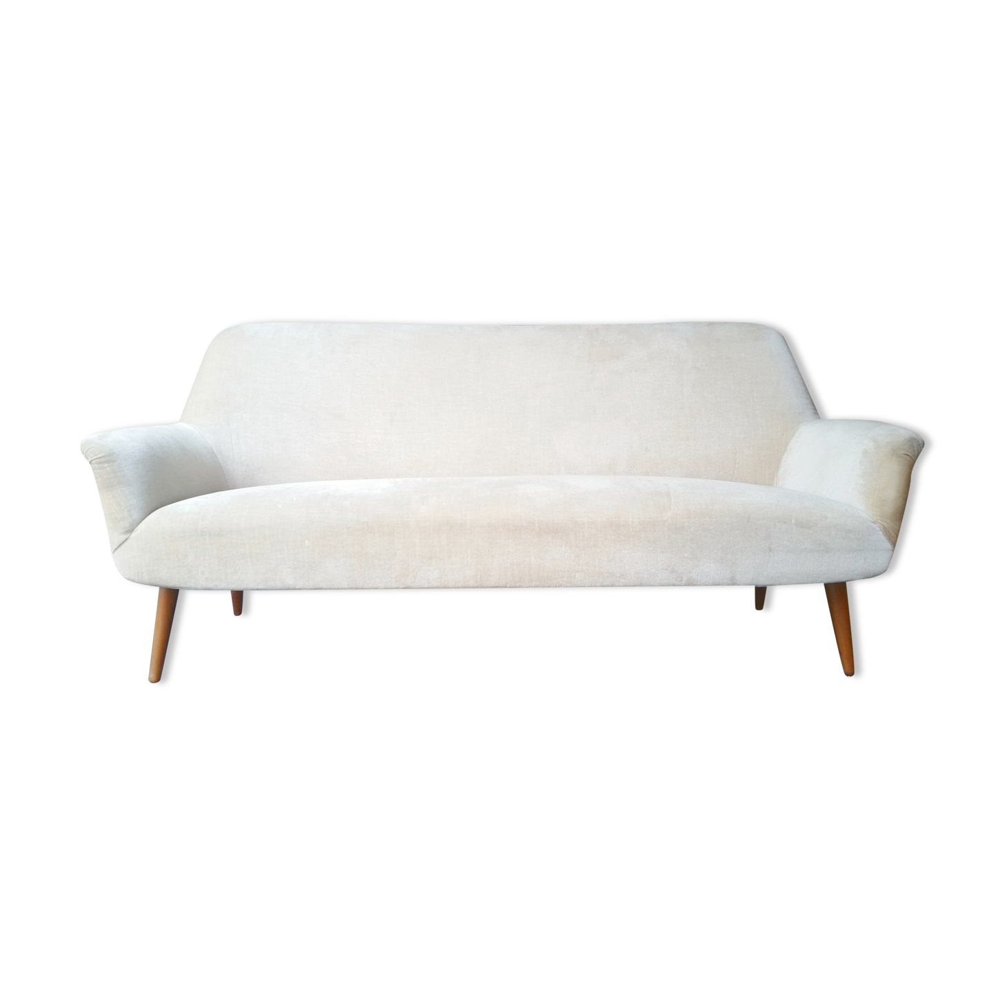 Canapé suedois scandinave années 50 restauré