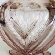 Vase en verre art déco Rosaline par Rudolf Schrötter pour Inwald