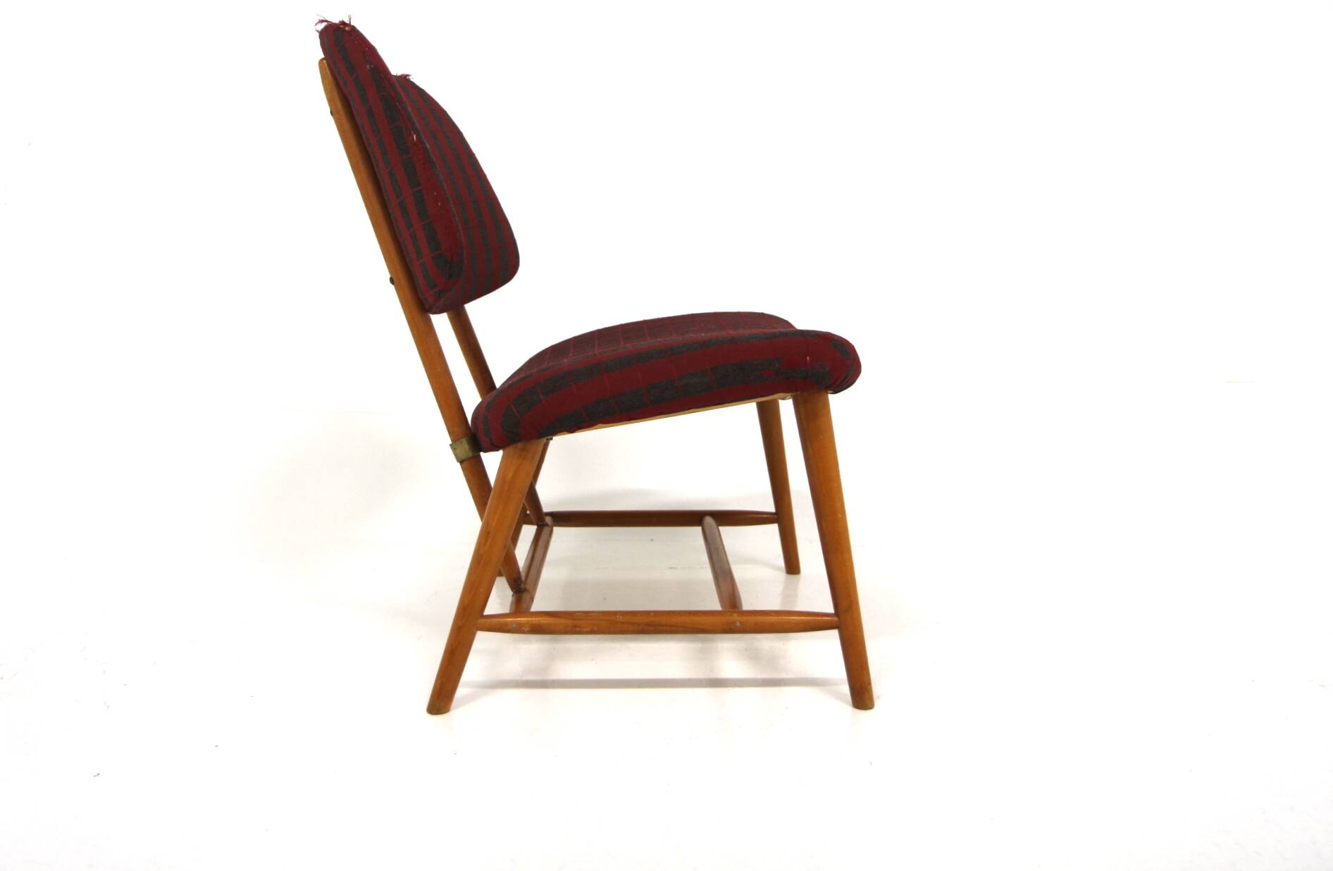Scandinavian armchair in beech, "TeVe" Alf Svensson for Studia, Ljungs In
