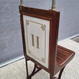 Sprague Metropolitan Parisian bench 1920 with hat rack