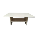 Travertine coffee table
