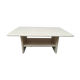 Travertine coffee table