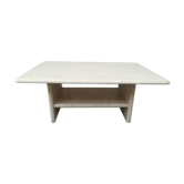 Travertine coffee table