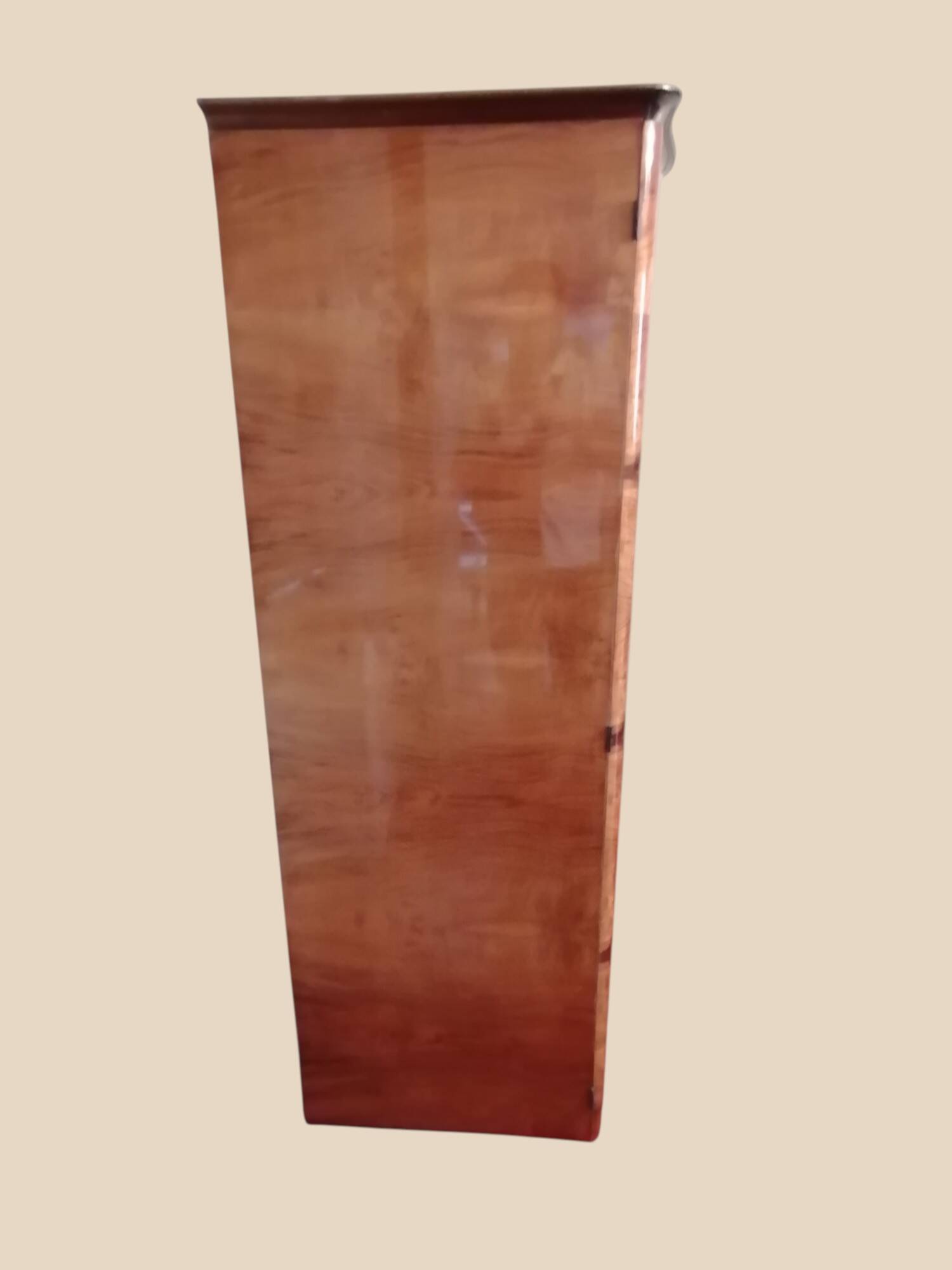 Armoire et Table de Chevet en Bois Laqué vintage - Ateliers Jacquelin