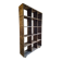 Old industrial shelf / room divider in pine, France, early 20th century